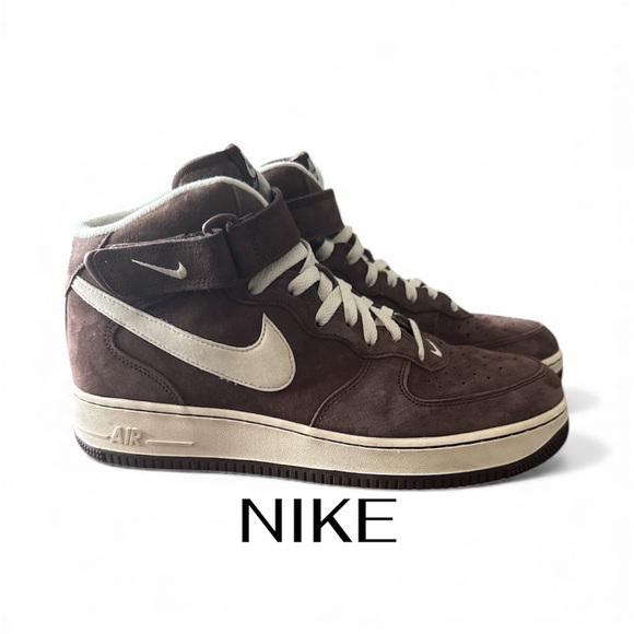 Nike Other - NIKE AF1 Mid Chocolate Suede | 10 | Air Force 1